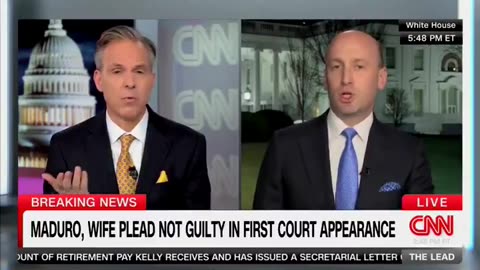 ‘Smarmy’ Fake Jake Tapper Argues With Stephen Miller About Venezuela in Fiery ‘Interview'