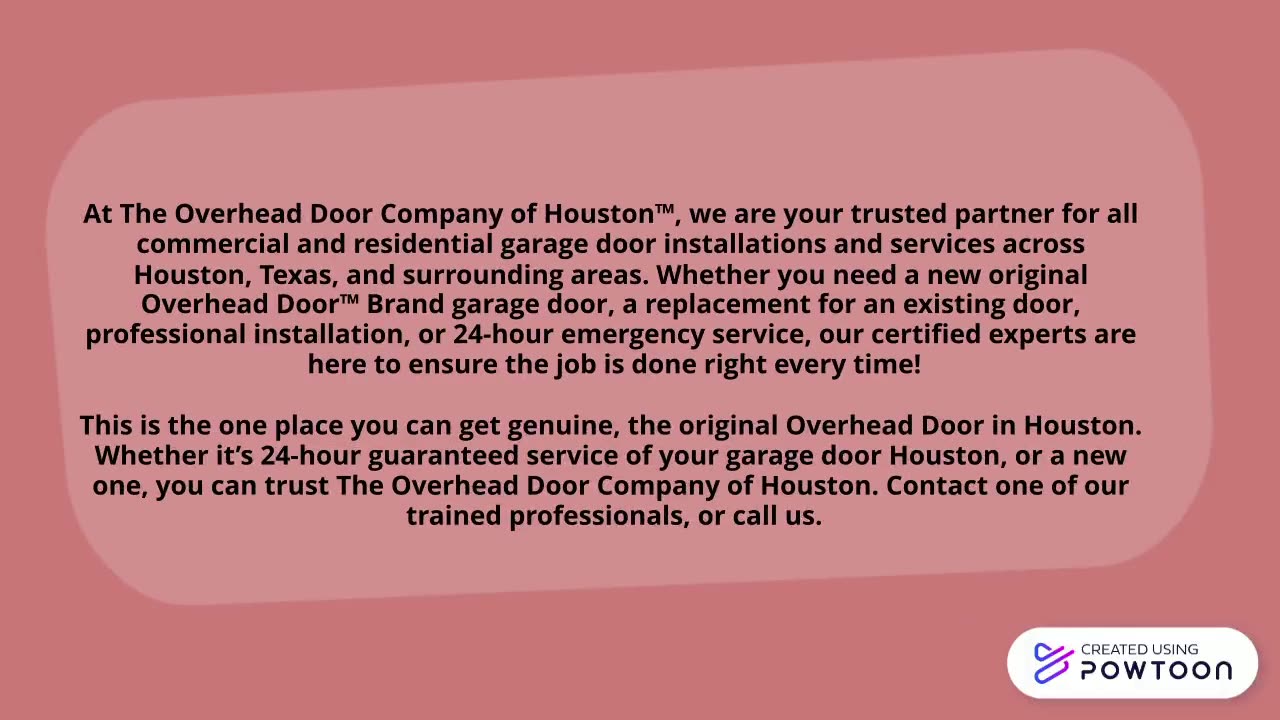 Overhead Door Company of Houston™