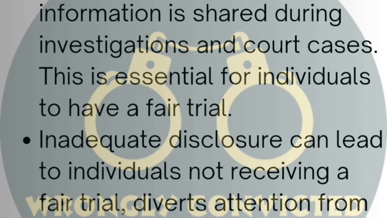 Inadequate Disclosure