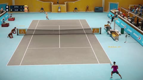 Top Spin 2K25 Federer Amazing Inside Out Forehand Winner Online