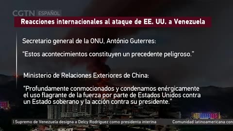 Comunidad internacional condena la acción militar de Estados Unidos contra Venezuela
