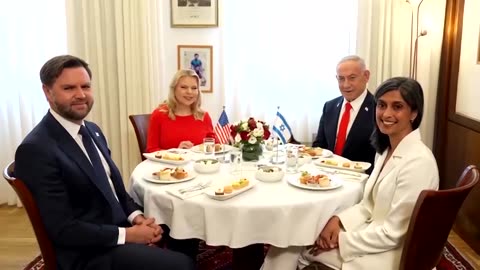 Israel's Netanyahu welcomes JD Vance to Jerusalem
