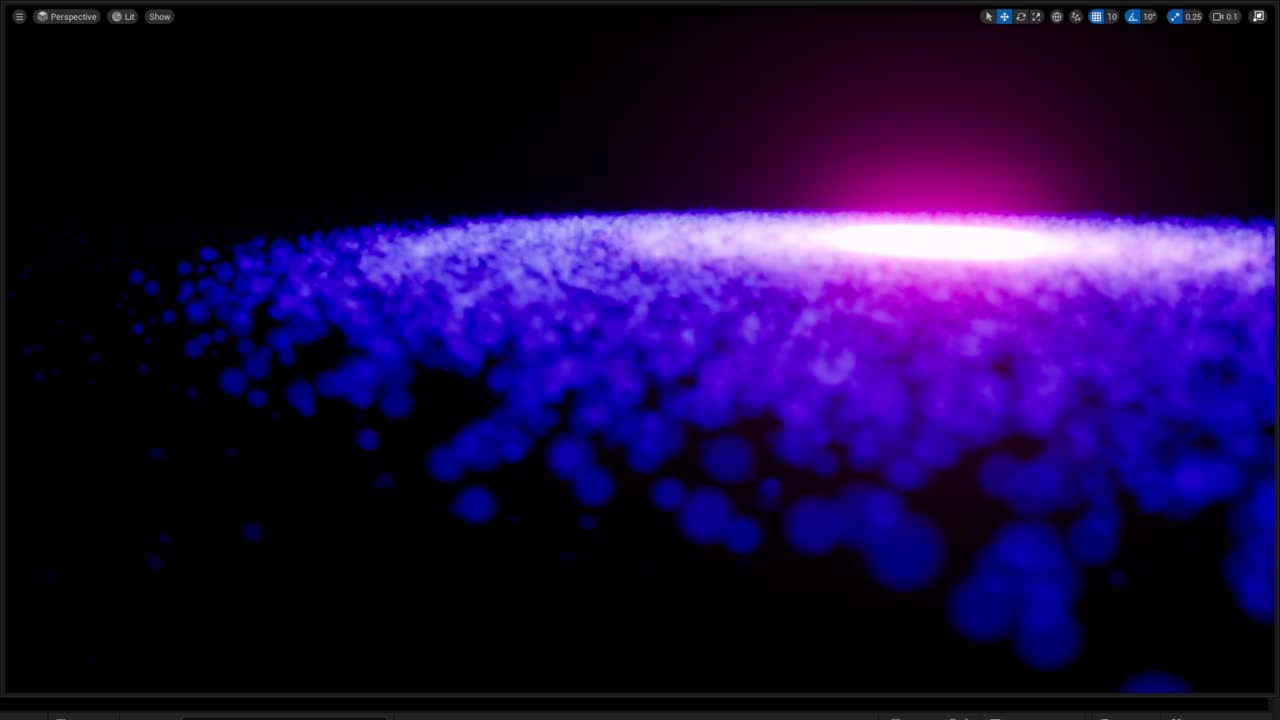 Audio-Visualizer "Galaxy" Made in UE 5.5