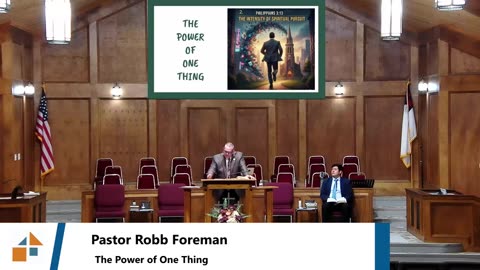 Pastor Robb Foreman // The Power of One Thing
