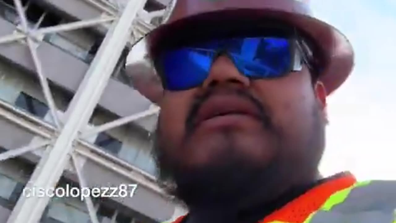 This is so crazy - illegal migrant in work gear, he’s taken an American job