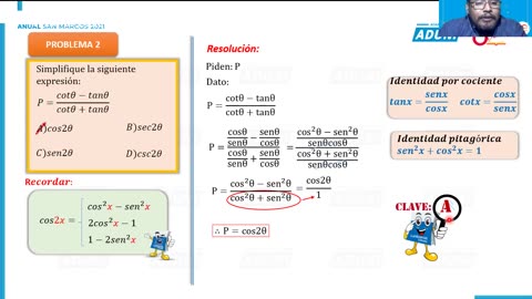 ANUAL ADUNI 2021 | Semana 24 | Trigonometría S2