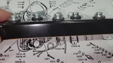 1956 Harley Davidson FLH restoration Part 12, The speedometer, Rear terminal box & wire routing