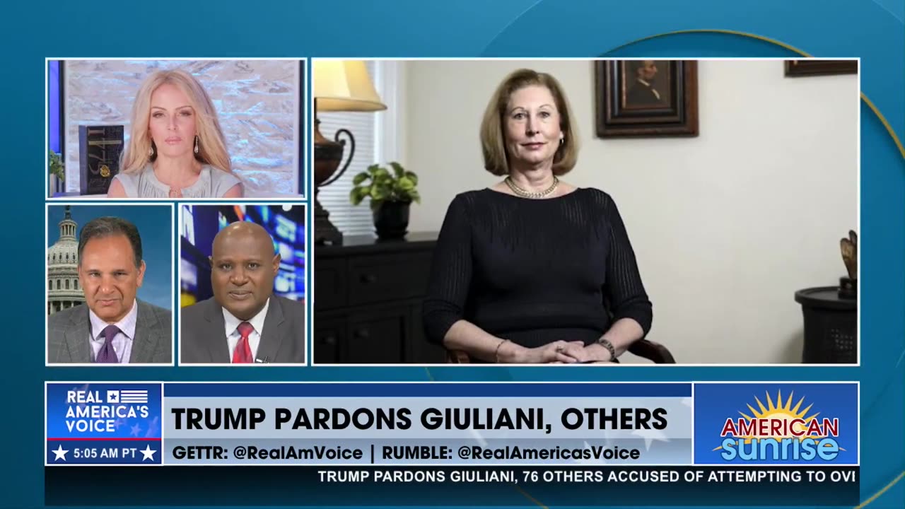 TRUMP PARDONS GIULIANI, MEADOWS & POWELL