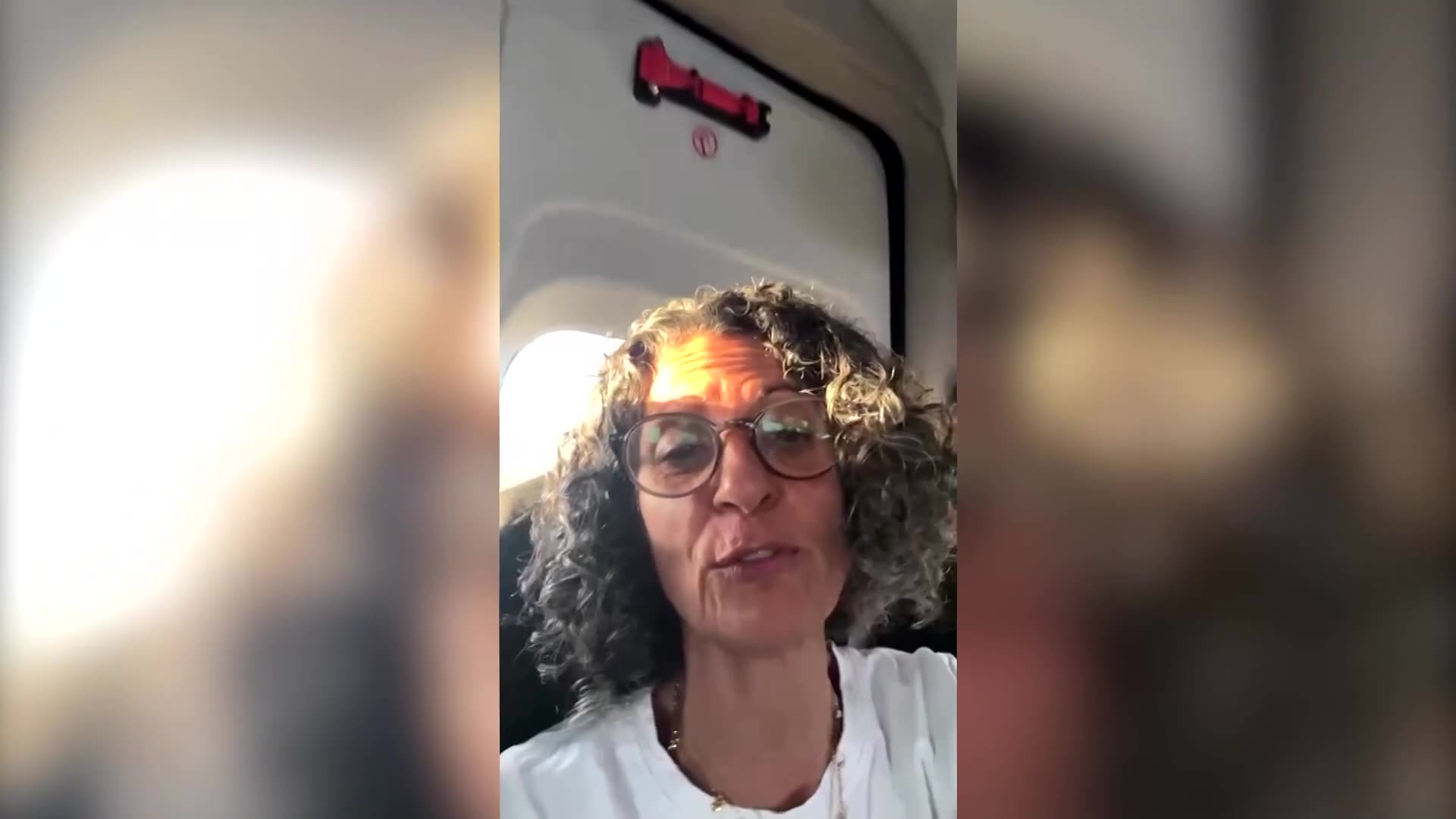 Israeli hostage mother emotional on way to reunion with son