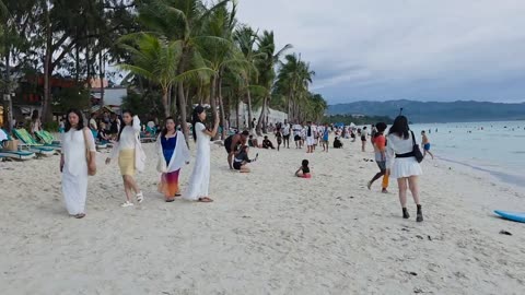 Having Fun And Walking On The Beach On The Afternoon Of October 10, 2025