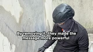 Viral: By erasing Banksy’s latest artwork, They made the message more powerful #
