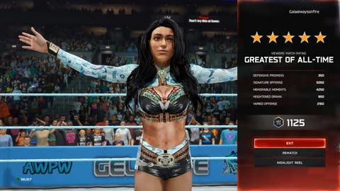 Mara Holloway VS Gaia Girace - WWE2K25