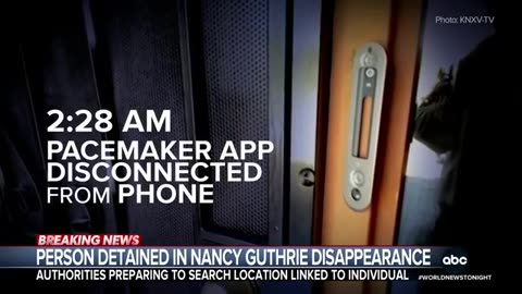 Person detained in connection to Nancy Guthrie disappearance, official tells ABC News