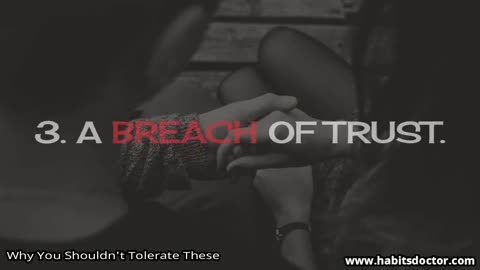 Why You Shouldn't Tolerate These Things