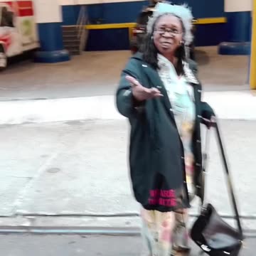 TRUMP IMPERSONATOR GETS CHASED BY WHOOPI GOLDBERG - Jason Scoop