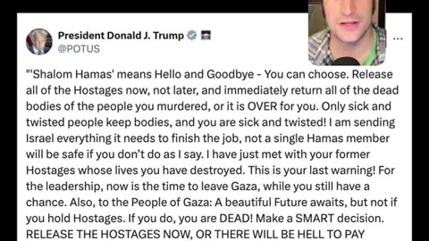 Trump Says the ‘People of Gaza’ Will Be ‘Dead’ If Hostages Aren’t Released | March 5, 2025