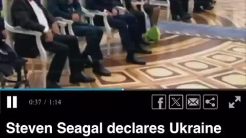 Steven Seagal unleashes a series of explosive claims about Ukraine, accusing the country of being