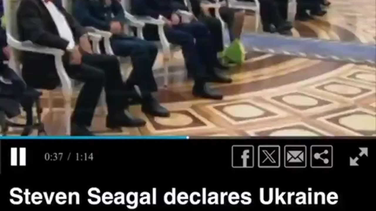 Steven Seagal unleashes a series of explosive claims about Ukraine, accusing the country of being