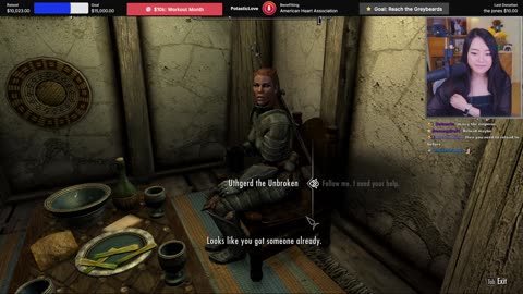 [2/07/25] AHA Charity Week Day 4: NOSTALGIA SKYRIM TIME~ | !pplove