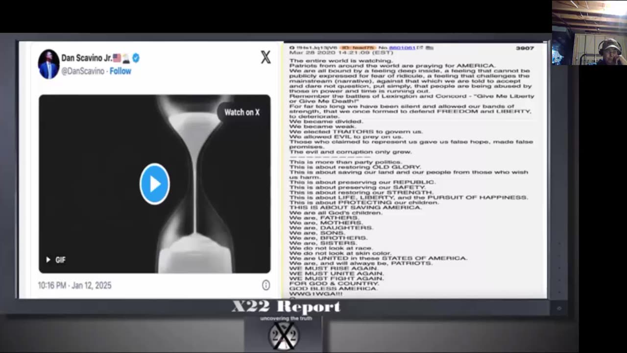 Q Posts and X22Report - 7 Days and Counting - 1-13-25