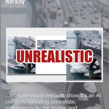 Fact Check: Video Does NOT Show Real Ship Colliding With Bridge In Norway