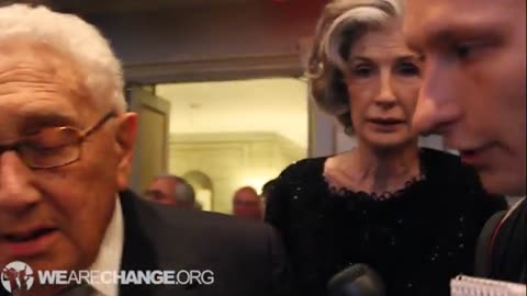 (2012) Henry Kissinger getting confronted by Luke Rudkowski about his DEPOPULATION PLAN