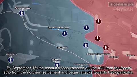 🇷🇺 🏹 🎣 Rybar’s Analysis: Battles for Steppe Novoselovka