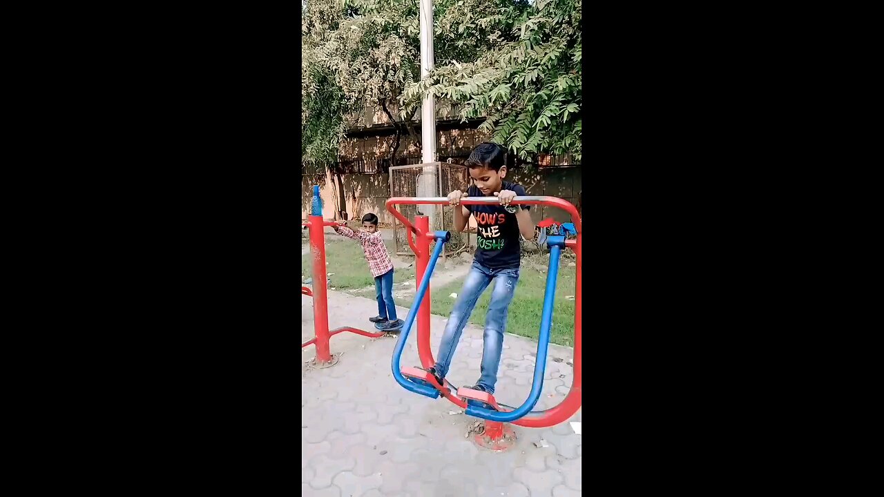 Playing children