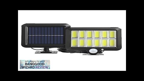 108 COB Solar Light Outdoors LED Solar Powered Waterproof Street Security Lamp Review