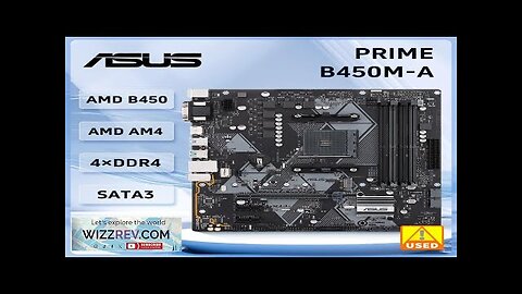 B450 B450M Motherboard Asus PRIME B450M-A Motherboard AM4 For Ryzen 5 5600G Review