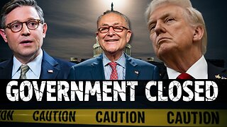 #105 SHUTDOWN CHAOS: Government Closes, Paychecks Stop, Blame Game EXPLODES