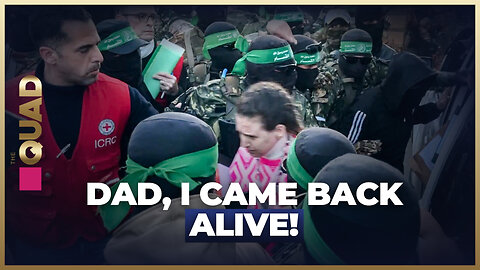MUST SEE: Moment First Three Hostages Are Freed | The Quad