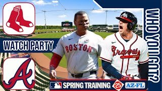 Boston Red Sox vs Atlanta Braves | Live Play by Play Stream | MLB 3-9-25 Spring Training ⚾🔥