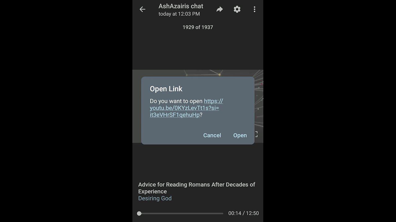 Documentary: Reading Romans Advice