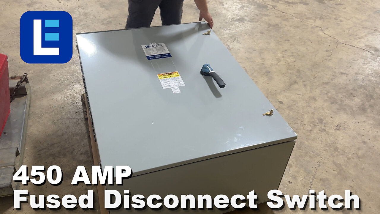 Fused Disconnect Switch, 450 Amp, 600V 3 Phase AC - Larson Electronics