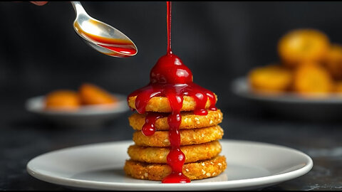 Cheese Fruit Burst Deep-Fried Fondue Bites | FlavorVille Viral Dessert