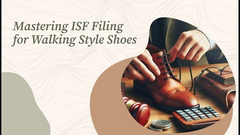 Demystifying the ISF: Who Takes Charge of Filing for Walking-Style Shoes?