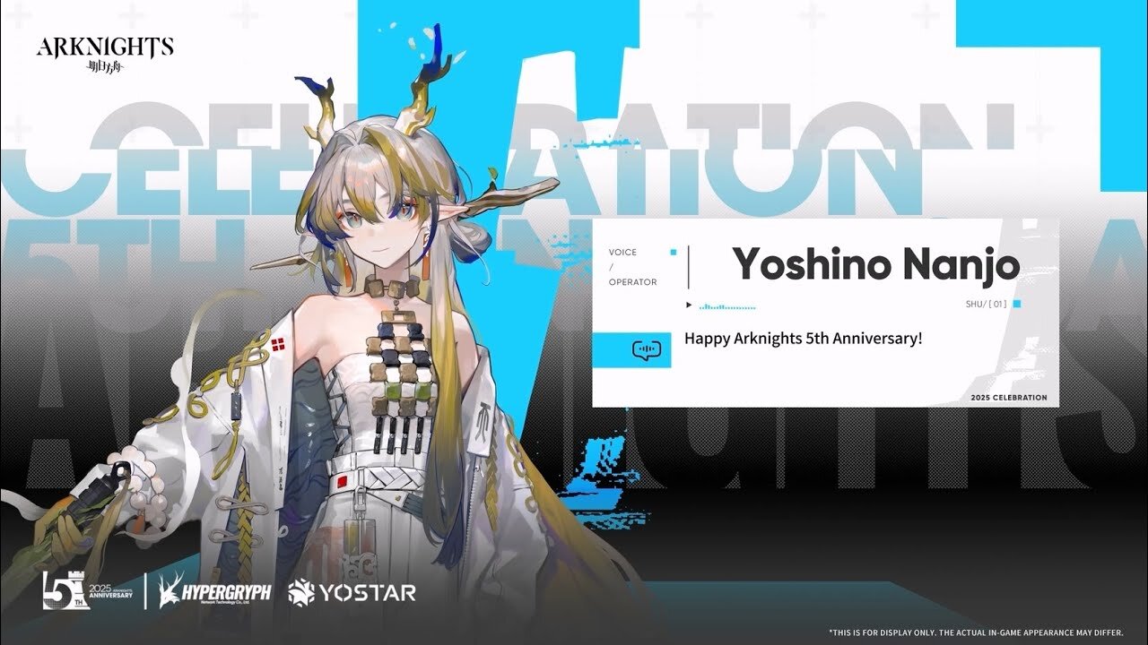 Arknights 5th Anniversary CV Greetings 03