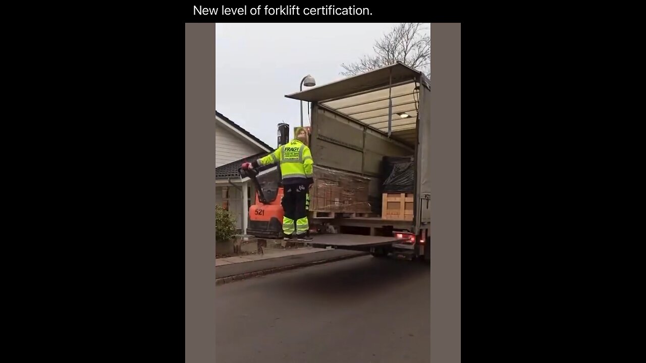 New level of forklift certification.