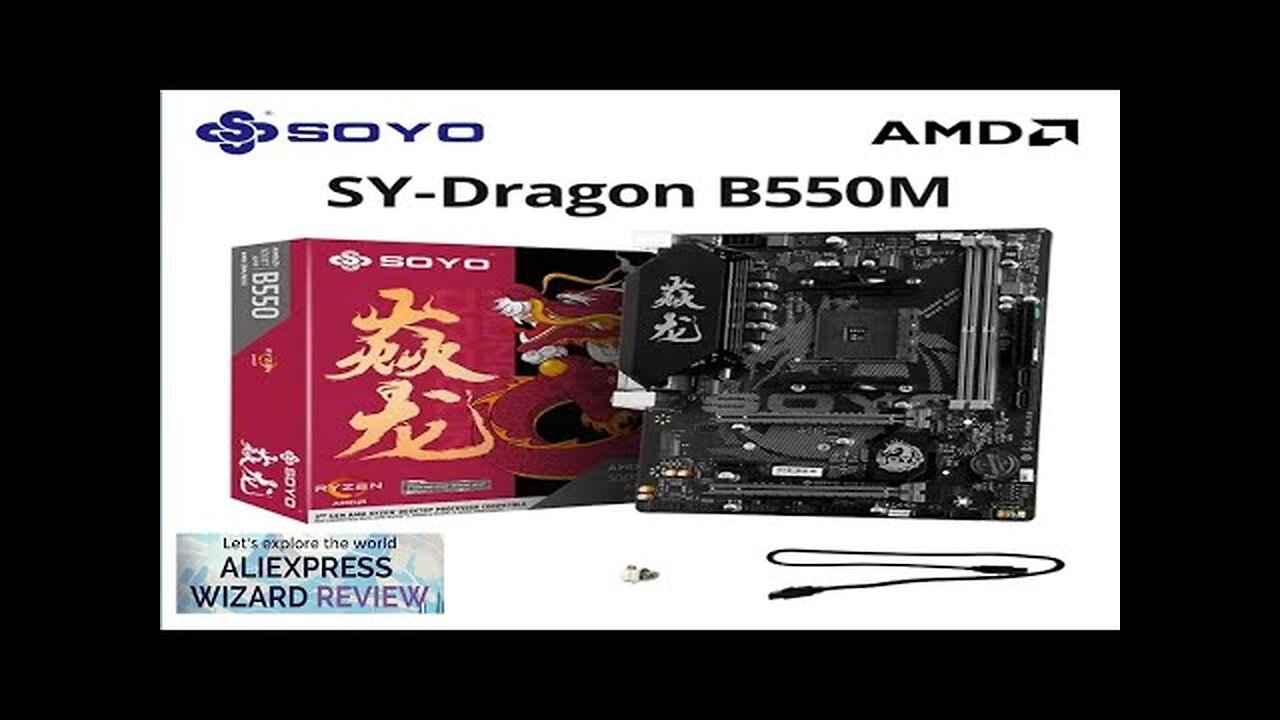 SOYO AMD B550M Gaming Motherboard USB3.1 M.2 Nvme Sata3 DDR4 Dual Channel Review