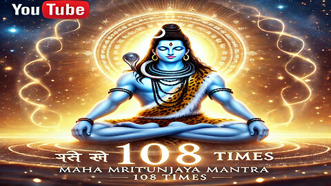 महामृत्युंजय मंत्र 108 बार | Maha Mrityunjay Mantra 108 Times | Power & Healing Mantra 🔱🔱