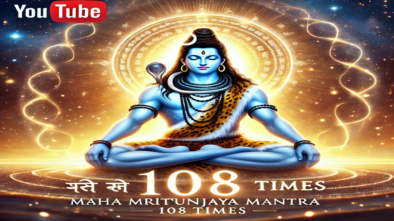 महामृत्युंजय मंत्र 108 बार | Maha Mrityunjay Mantra 108 Times | Power & Healing Mantra 🔱🔱