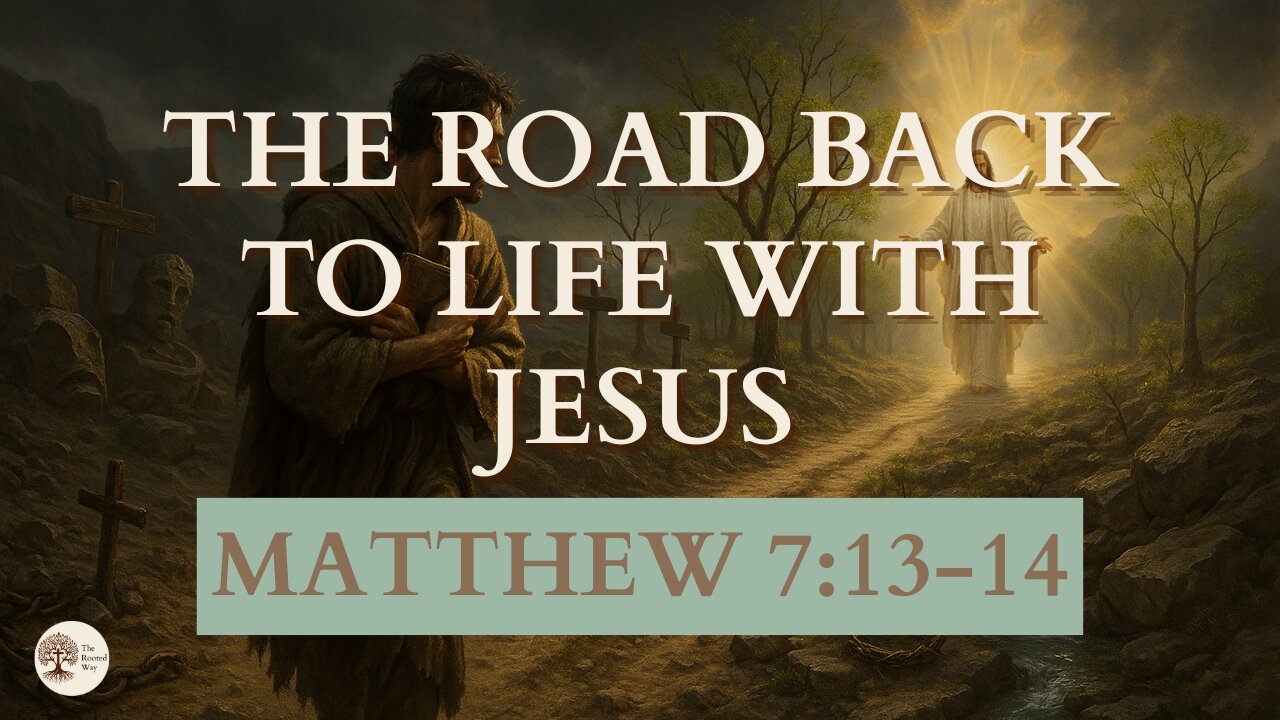 The Road Back to Life with Jesus Matthew 7:13-14