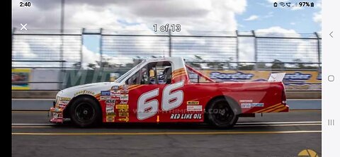 Vintage nascar truck