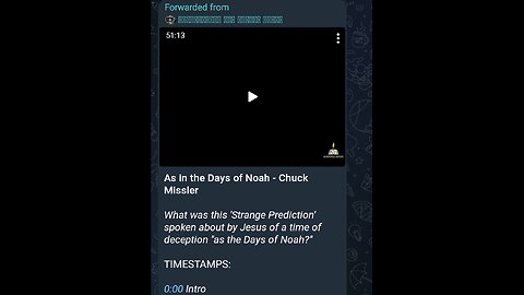 Documentary: Chuck Missler talks the Days of Noah