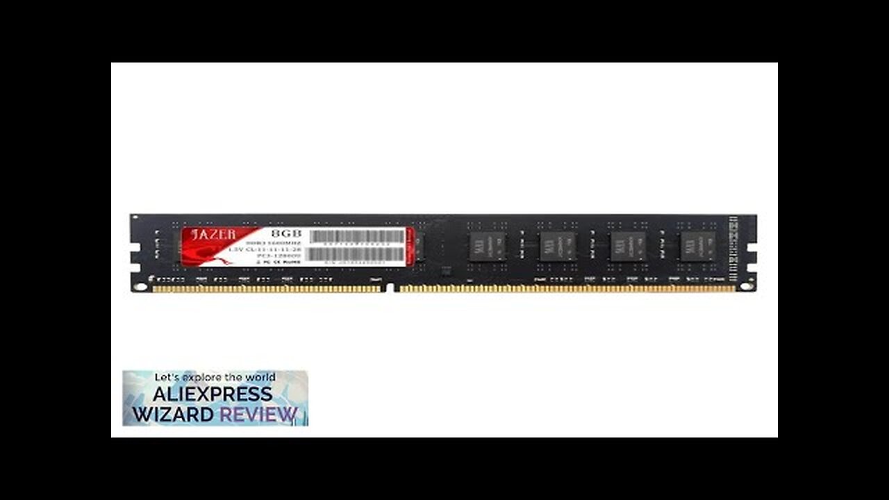 JAZER Memoria Rams DDR3 1600MHz New Dimm Desktop Memory Compatible AMD Review