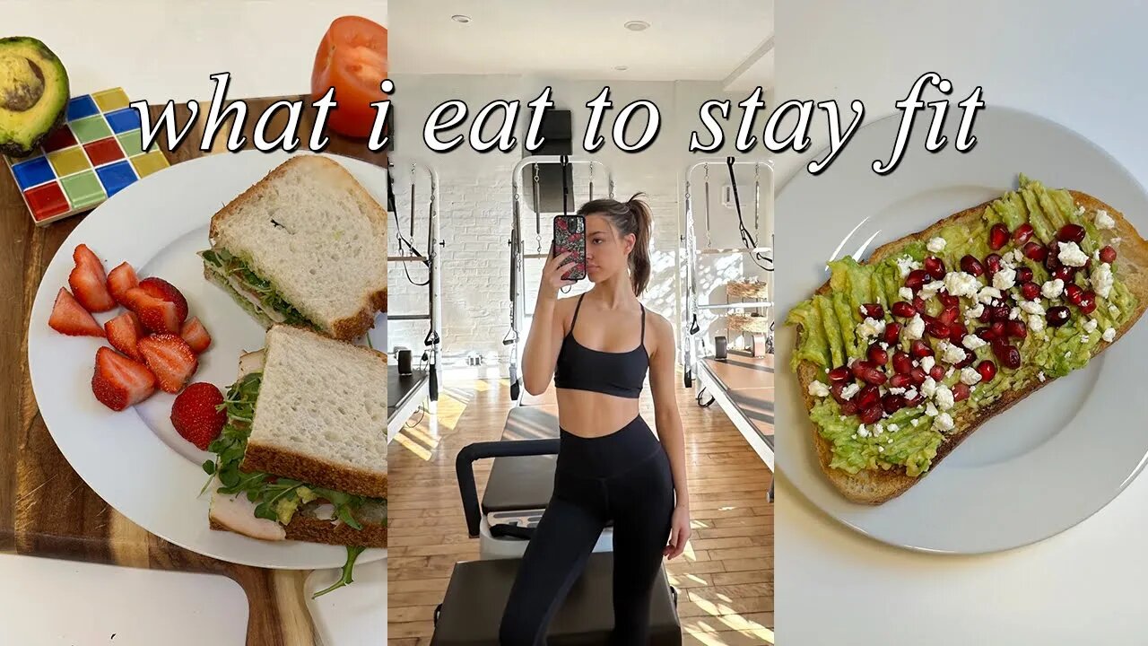 what i eat in a day + workout with me