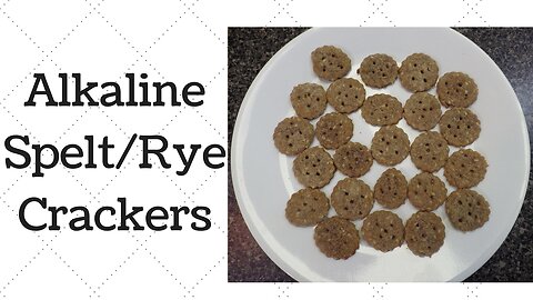 Spelt & Rye Crackers Dr.Sebi Alkaline Electric Recipe