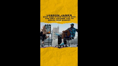 @kingjames Stay away from people who are only around you to drain your energy