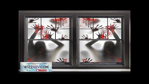 2PCS Halloween Haunted House Decoration Window Door CoverScary Zombie Hands Halloween Review